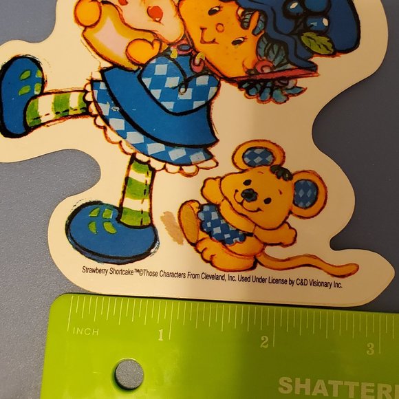 New! Vintage Blueberry Muffin Sticker - RARE - Picture 6 of 9